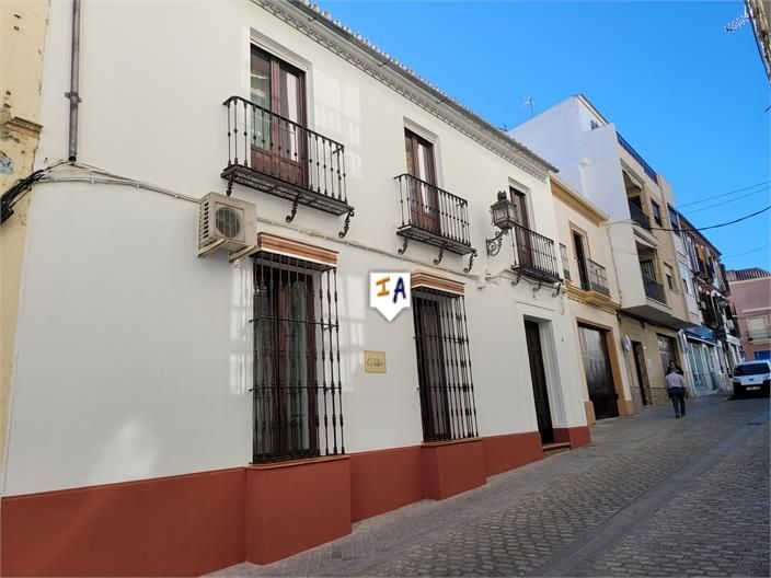 Exterior view of Single-family semi-detached for sale in Morón de la Frontera  with Air Conditioner, Terrace and Storage room
