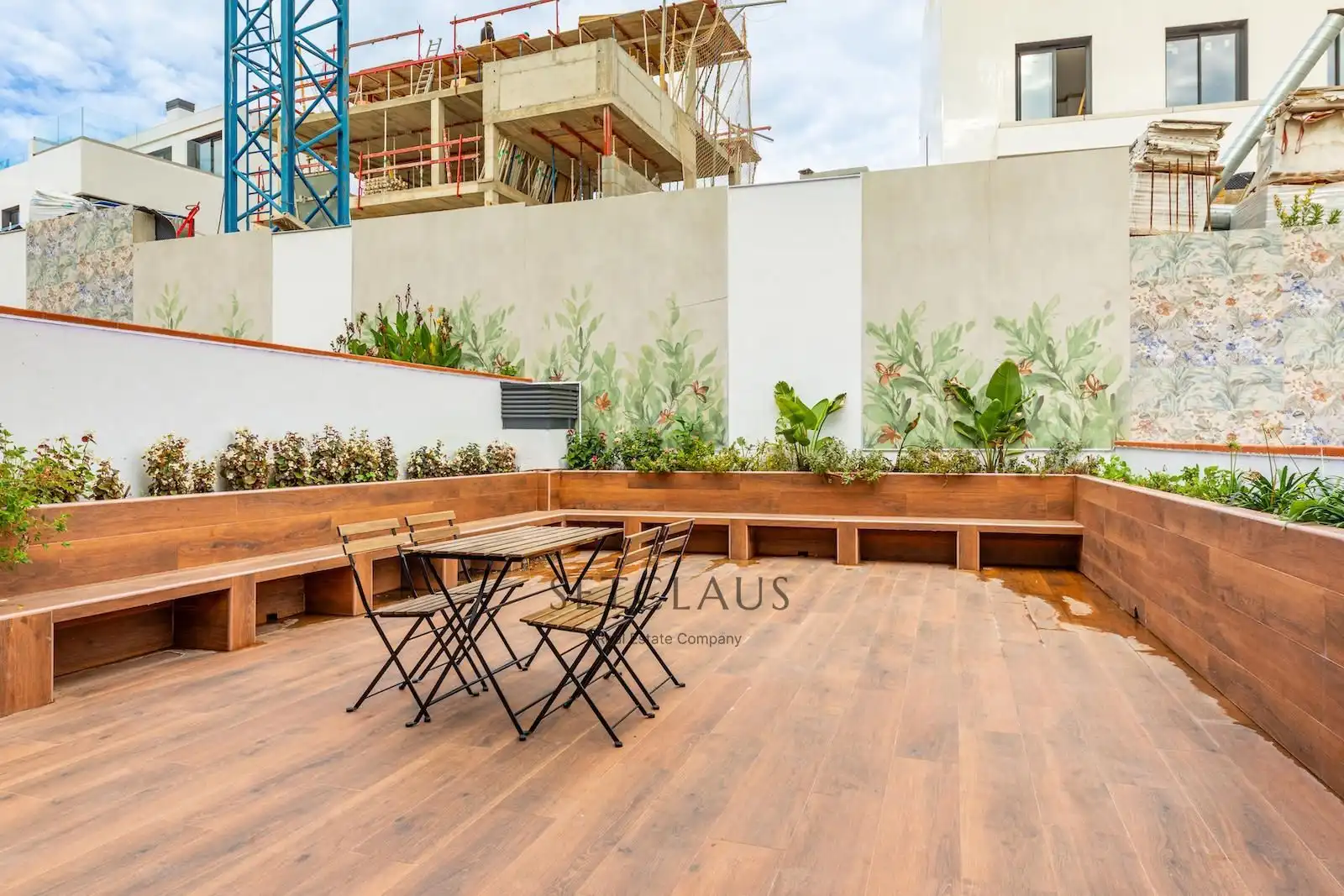 Terrassa de Casa adosada en venda en Montgat amb Aire condicionat, Calefacció i Jardí privat