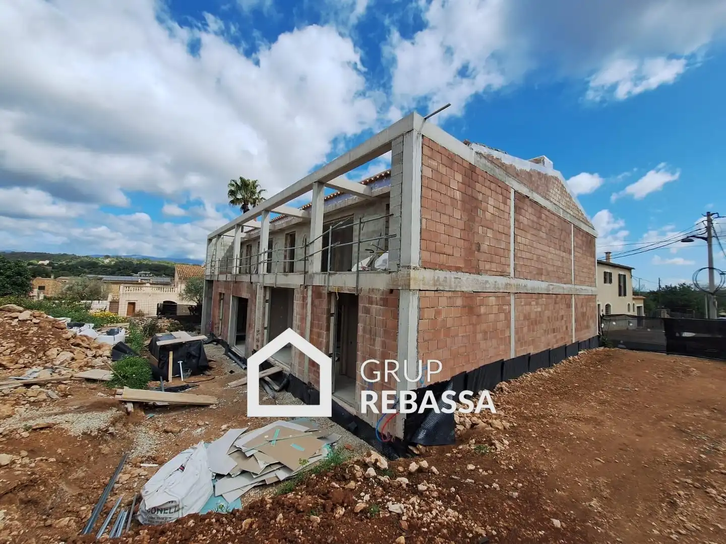 Vista exterior de Ático en venta en Marratxí con Calefacción, Terraza y Balcón
