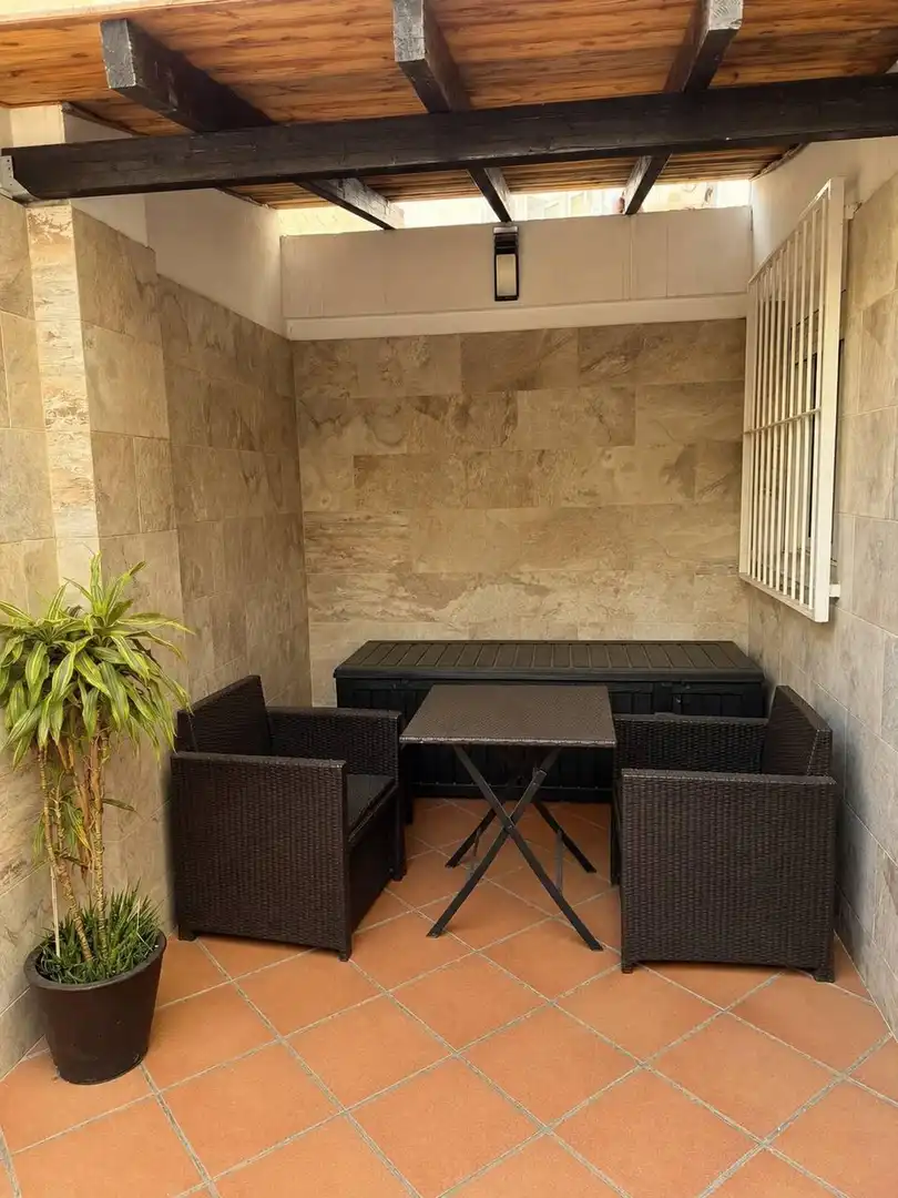 Terraza de Planta baja de alquiler en Valencia con Aire acondicionado y Amueblado