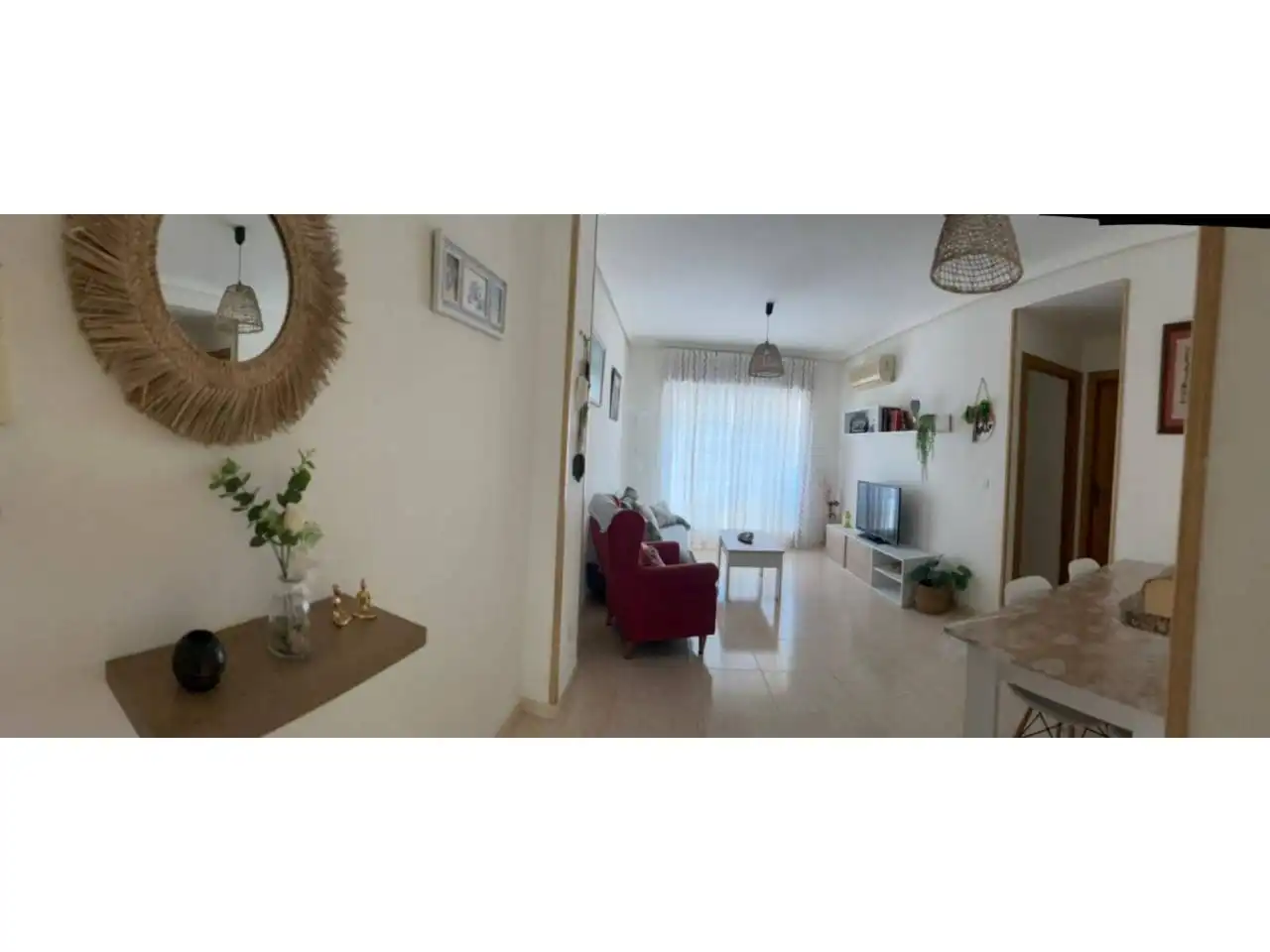 Living room of Flat for sale in Oropesa del Mar / Orpesa  with Air Conditioner, Terrace and Storage room