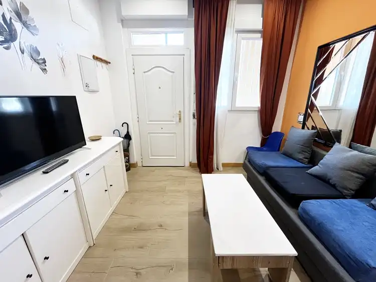 Sala de estar de Piso de alquiler en Madrid con Aire acondicionado, Calefacción y Parquet