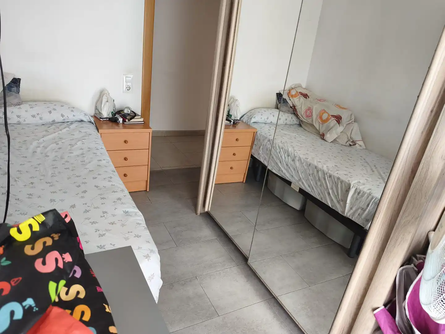 Bedroom of Flat for sale in Sant Boi de Llobregat  with Air Conditioner and Balcony