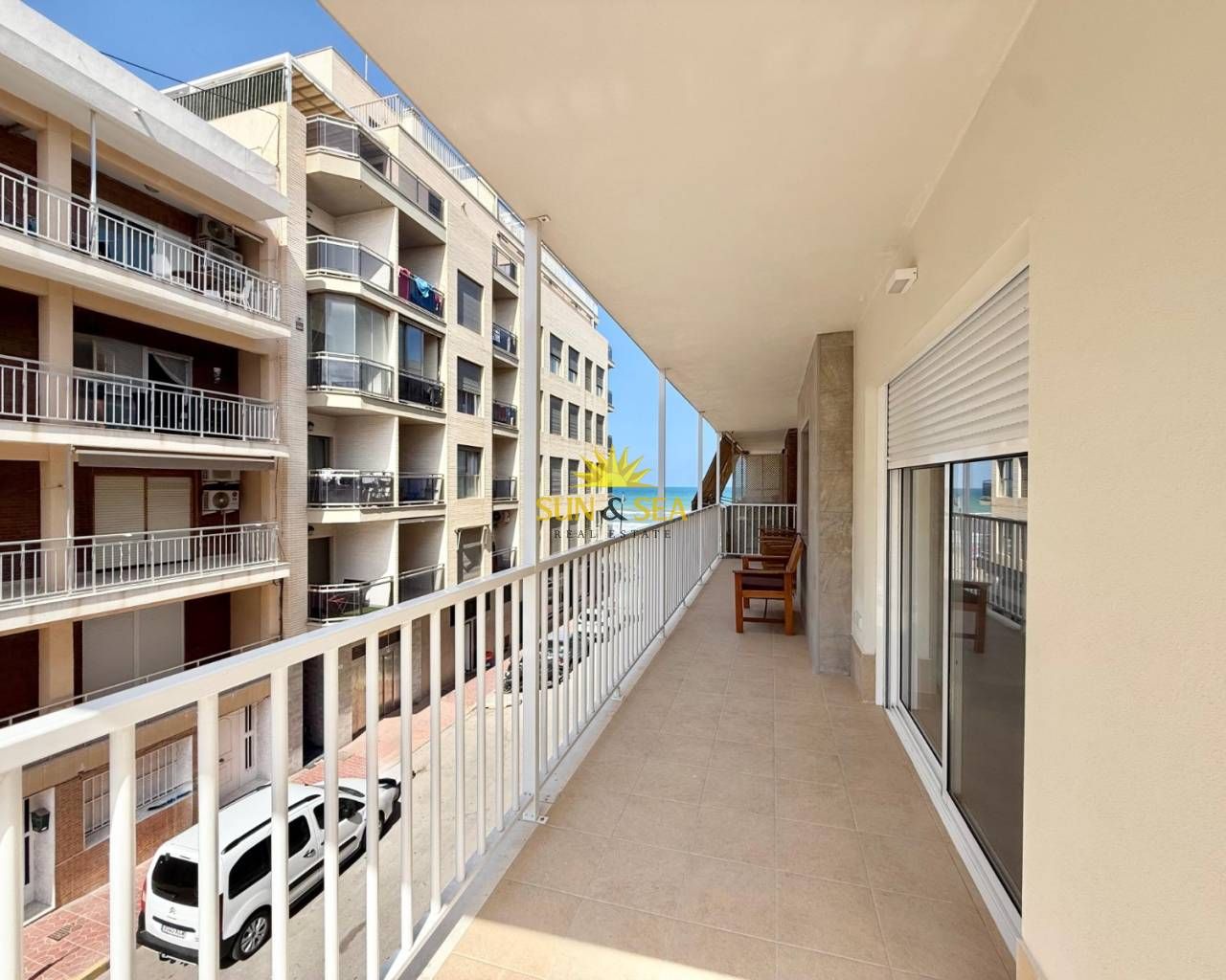 Balcony of Apartment to rent in Guardamar del Segura  with Air Conditioner, Heating and Furnished
