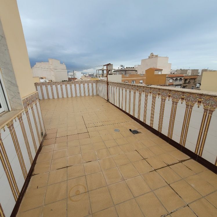 Terrassa de Casa adosada en venda en Roquetas de Mar amb Aire condicionat i Terrassa