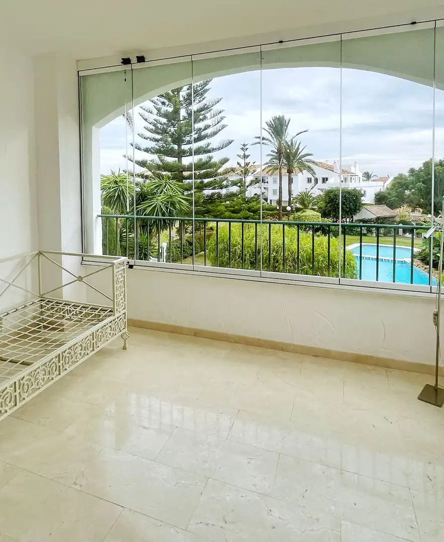 Garden of Apartments for rent in Marbella  with Air Conditioner, Terrace and Furnished