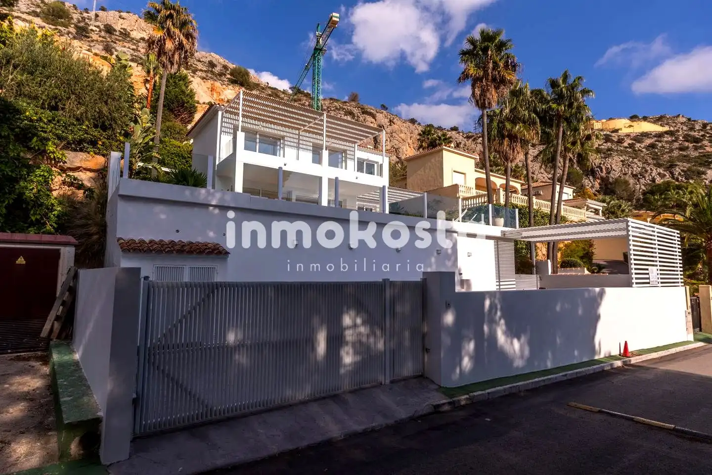 Vista exterior de Casa o chalet en venta en Altea con Aire acondicionado, Jardín privado y Terraza