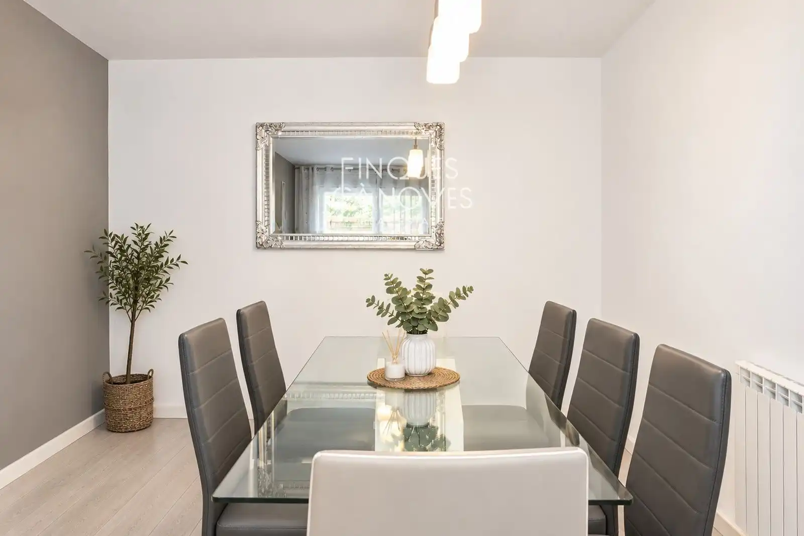 Dining room of Flat for sale in Girona  with Heating, Terrace and Swimming Pool