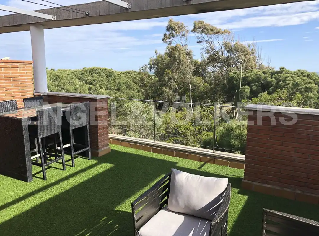 Terrassa de Casa adosada de lloguer en Gavà amb Aire condicionat, Calefacció i Jardí privat