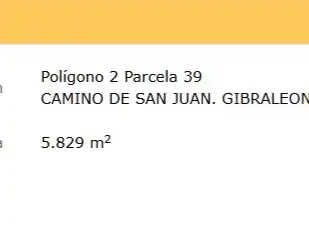 Parking de Terreno en venta en Gibraleón