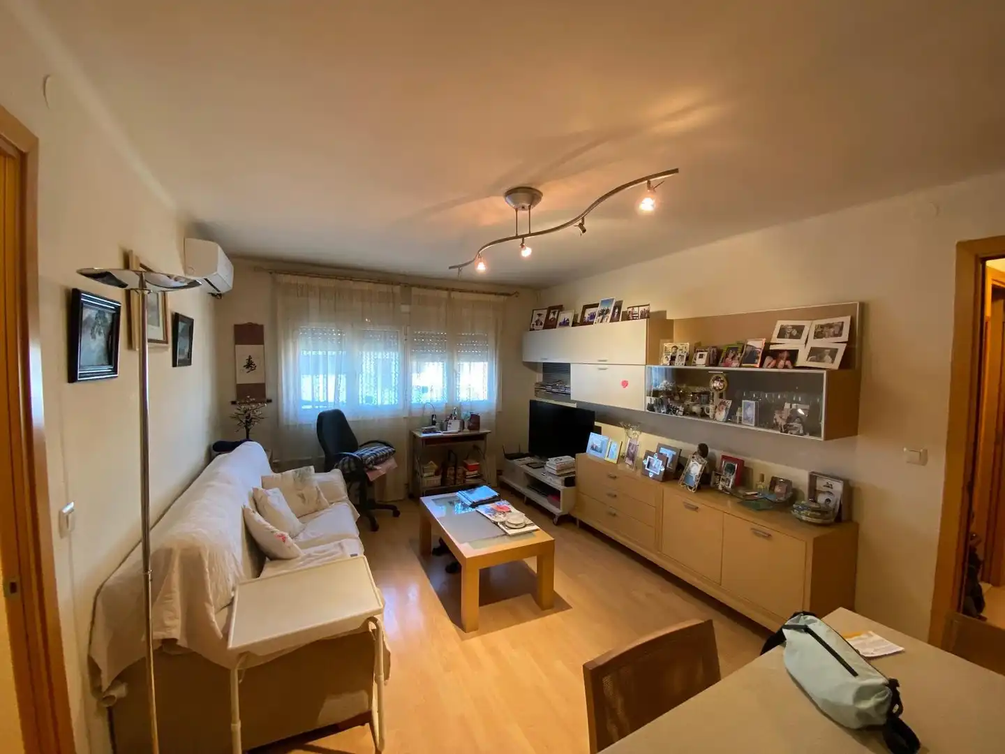 Sala de estar de Piso en venta en Lleida con Aire acondicionado, Calefacción y Parquet
