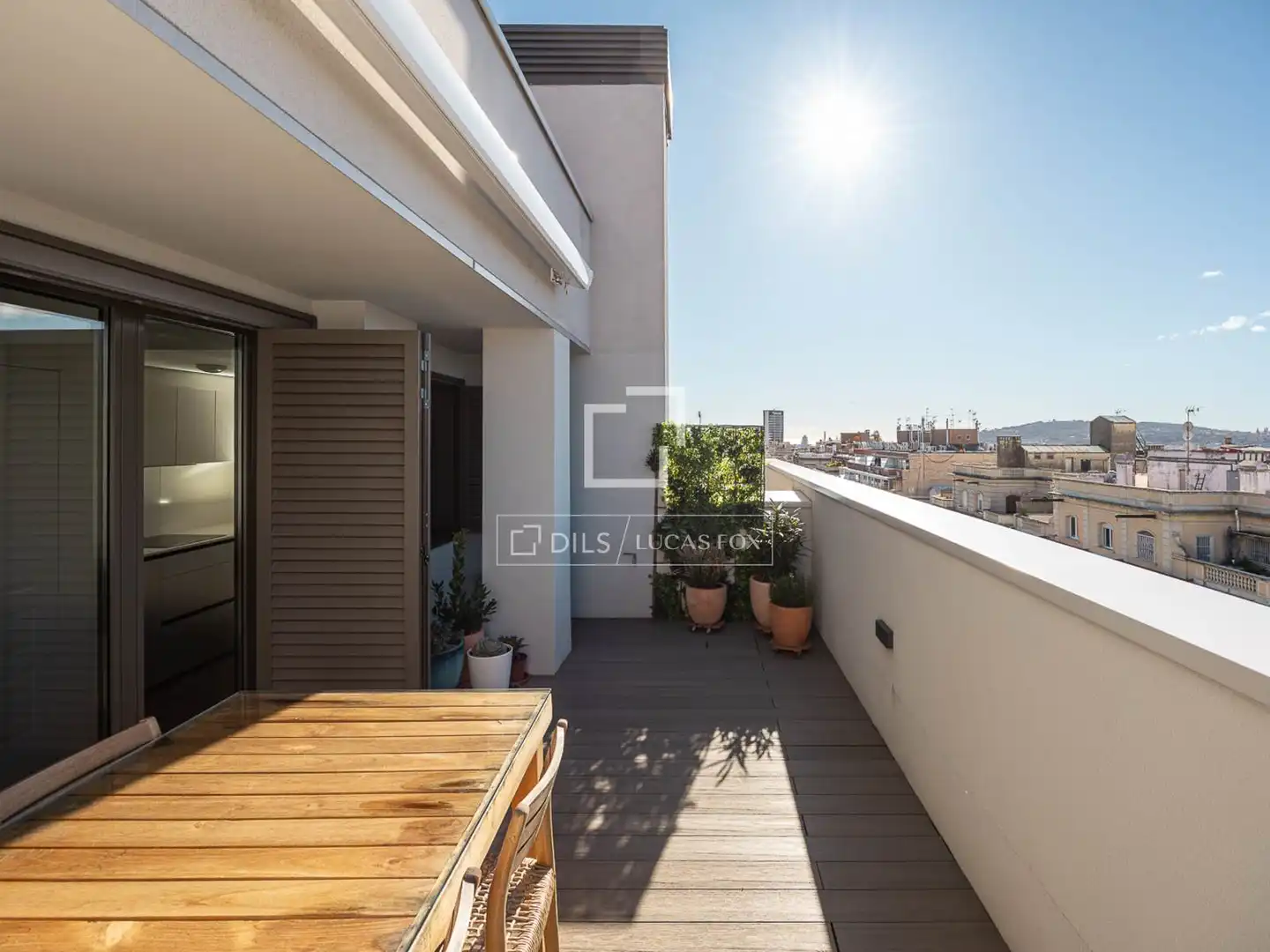 Terrasse von Dachboden zum Verkauf in Barcelona mit Klimaanlage, Heizung und Terrasse