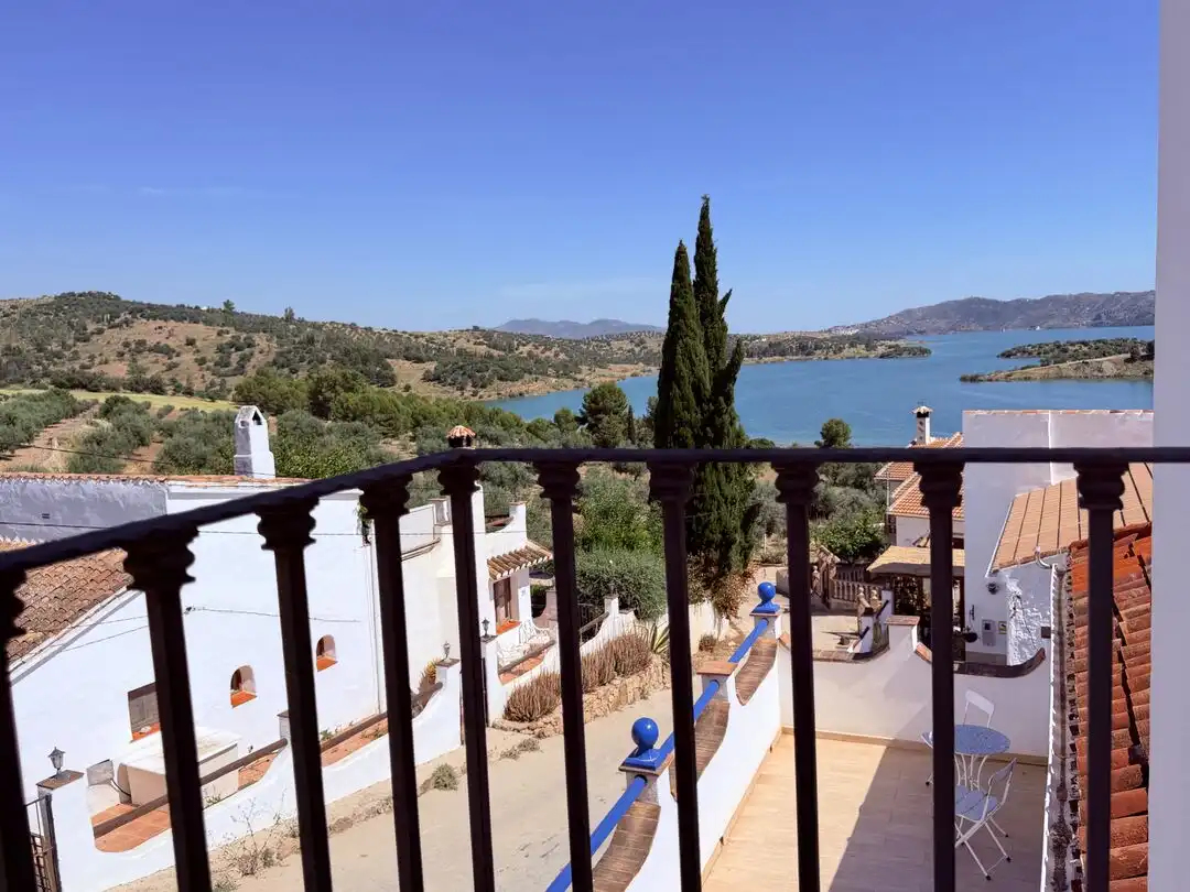 Terraza de Casa o chalet de alquiler en Periana con Terraza y Piscina