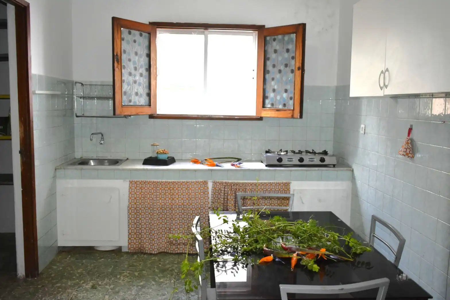 Küche von Country house zum Verkauf in Valleseco mit Privatgarten, Terrasse und Abstellraum