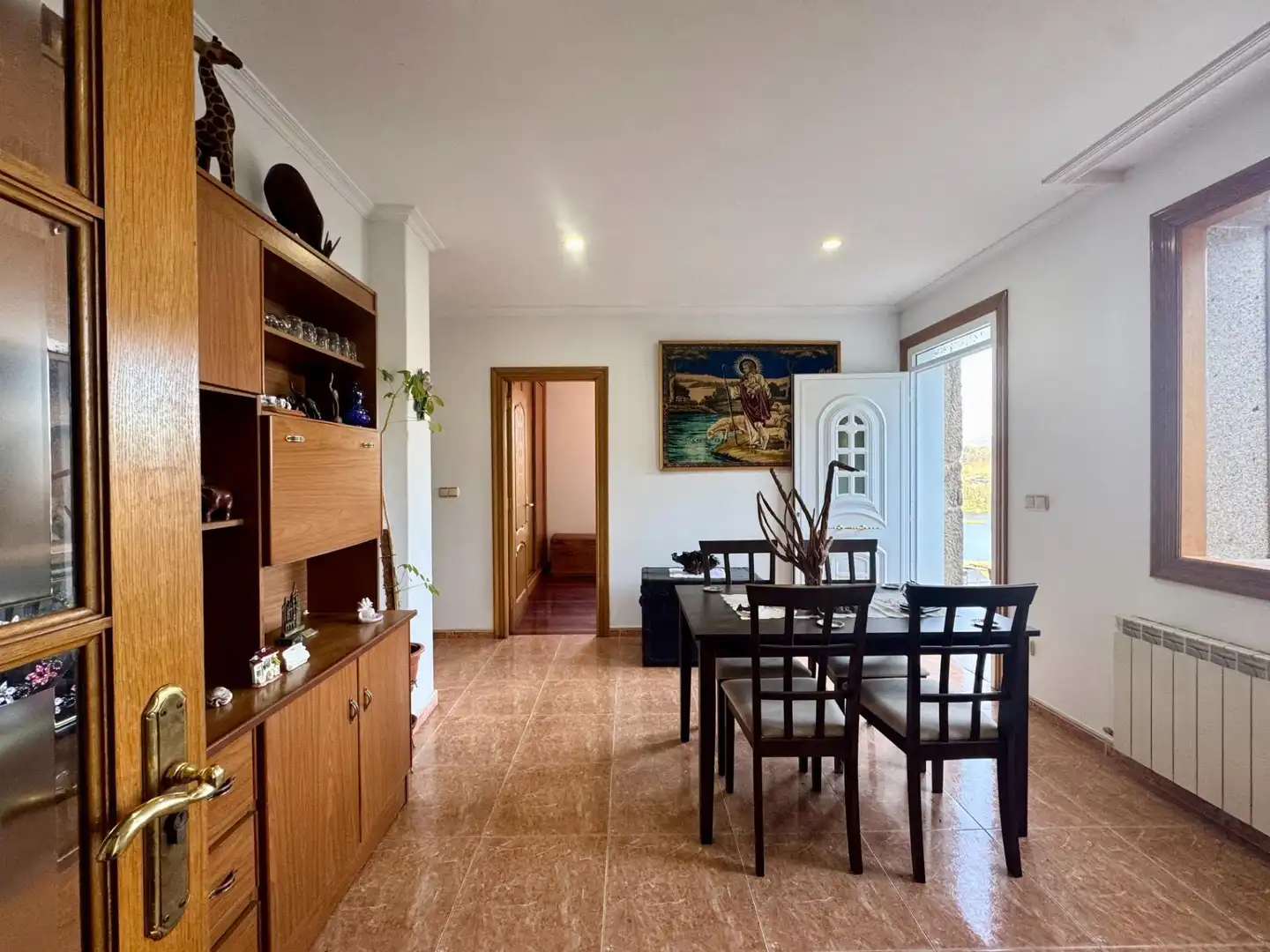 Esszimmer von Haus oder Chalet zum Verkauf in Redondela mit Heizung, Privatgarten und Parkett