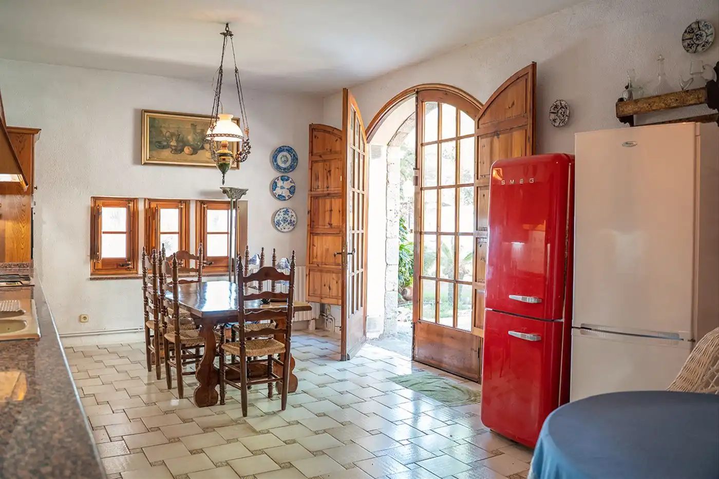 Kitchen of Country homes for sale in Castelldefels  with Heating, Storage room and Swimming Pool
