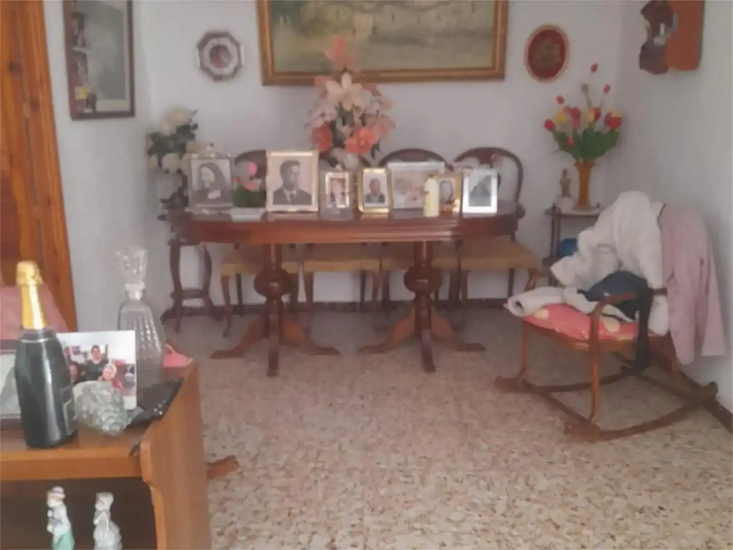 Menjador de Planta baixa en venda en Gorafe amb Jardí privat, Traster i Moblat
