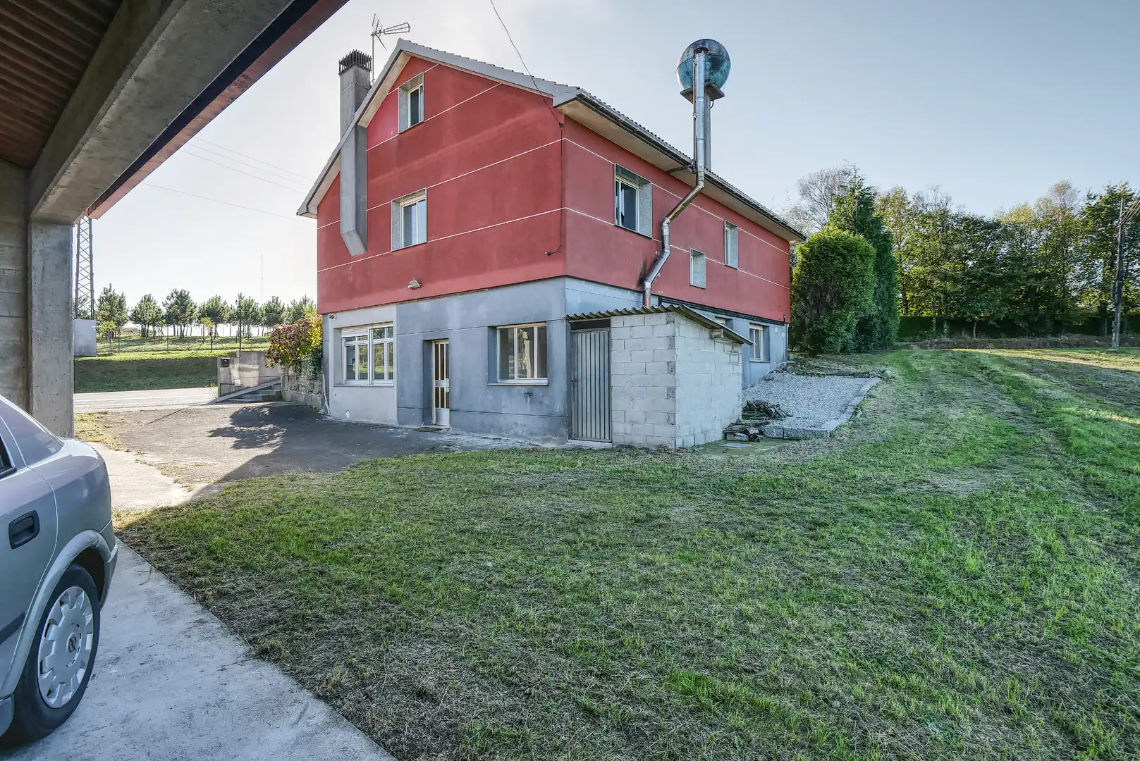 Exterior view of Houses for sale in Cerceda  with Private garden and Oven