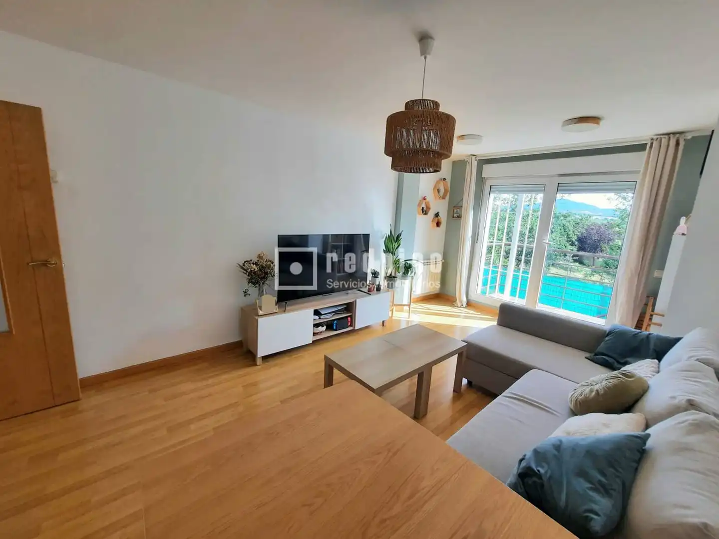 Wohnzimmer von Wohnung zum Verkauf in Colmenar Viejo mit Heizung, Privatgarten und Terrasse