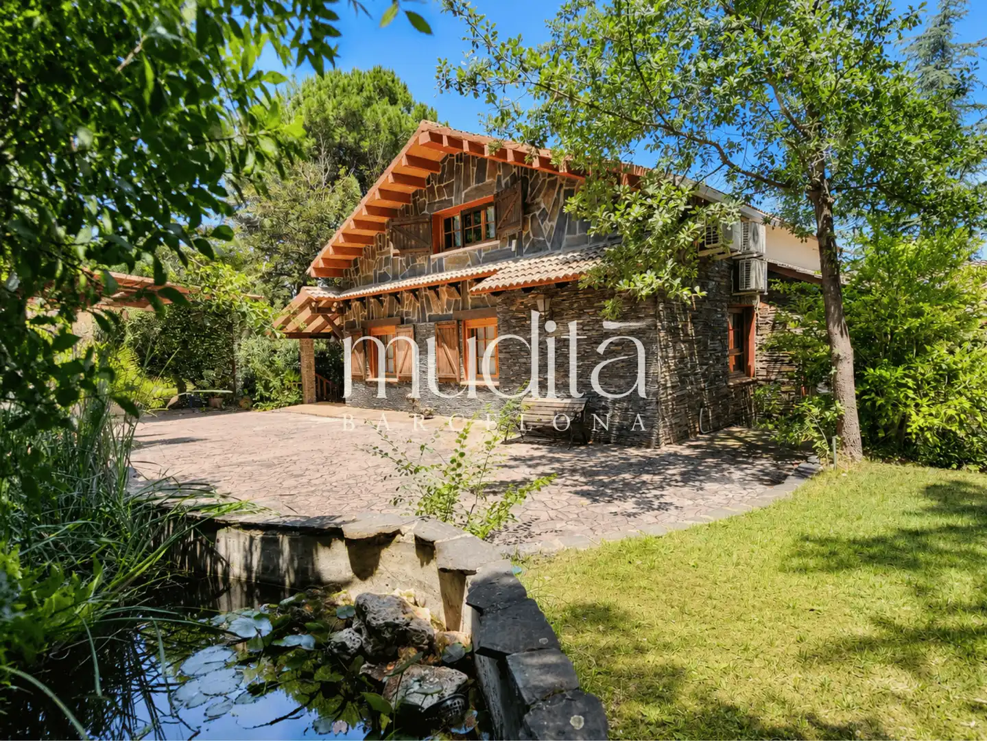 Jardín de Casa o chalet en venta en Sant Celoni con Calefacción, Jardín privado y Terraza