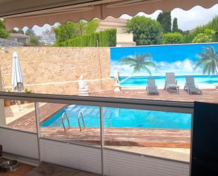 Swimming pool of House or chalet for sale in La Pobla de Vallbona  with Air Conditioner, Heating and Private garden