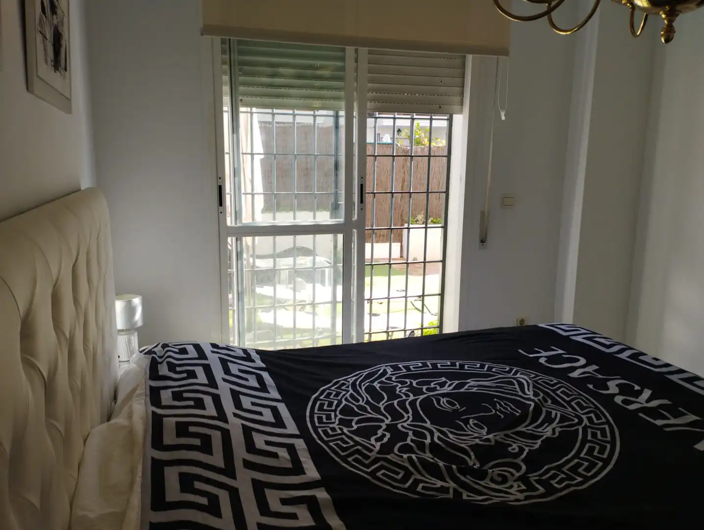 Dormitori de Apartament de lloguer en Marbella amb Aire condicionat, Calefacció i Terrassa