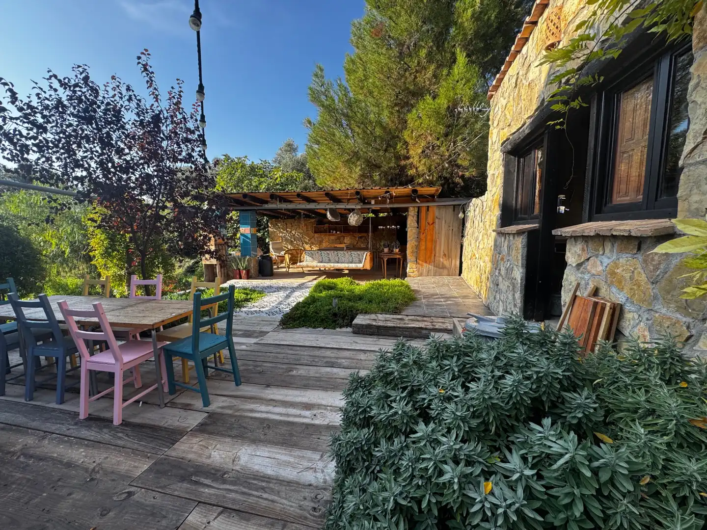 Terraza de Finca rústica en venta en Lledó con Aire acondicionado, Terraza y Piscina
