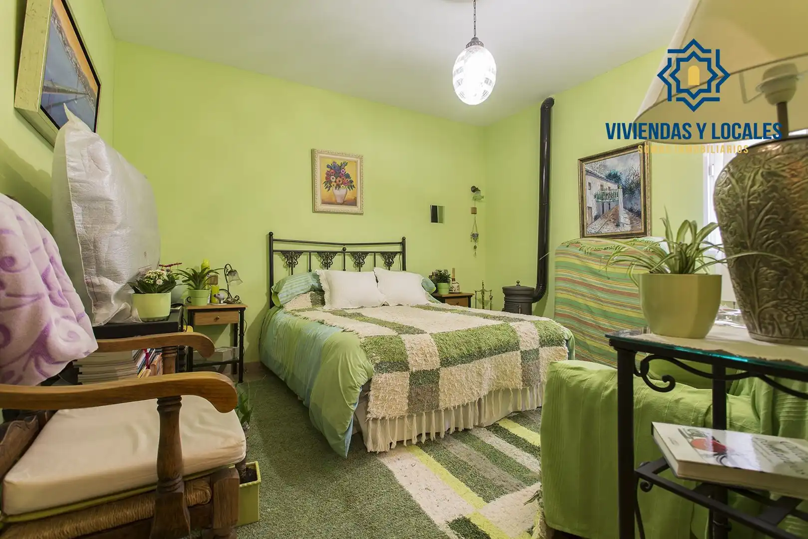 Habitación de Finca rústica en venta en Chauchina con Jardín privado, Terraza y Piscina