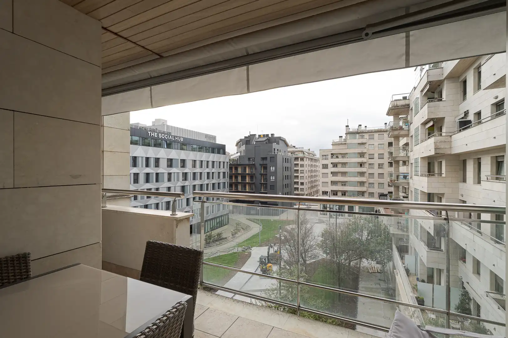Terrasse von Wohnung zum Verkauf in Donostia - San Sebastián  mit Heizung, Terrasse und Ofen