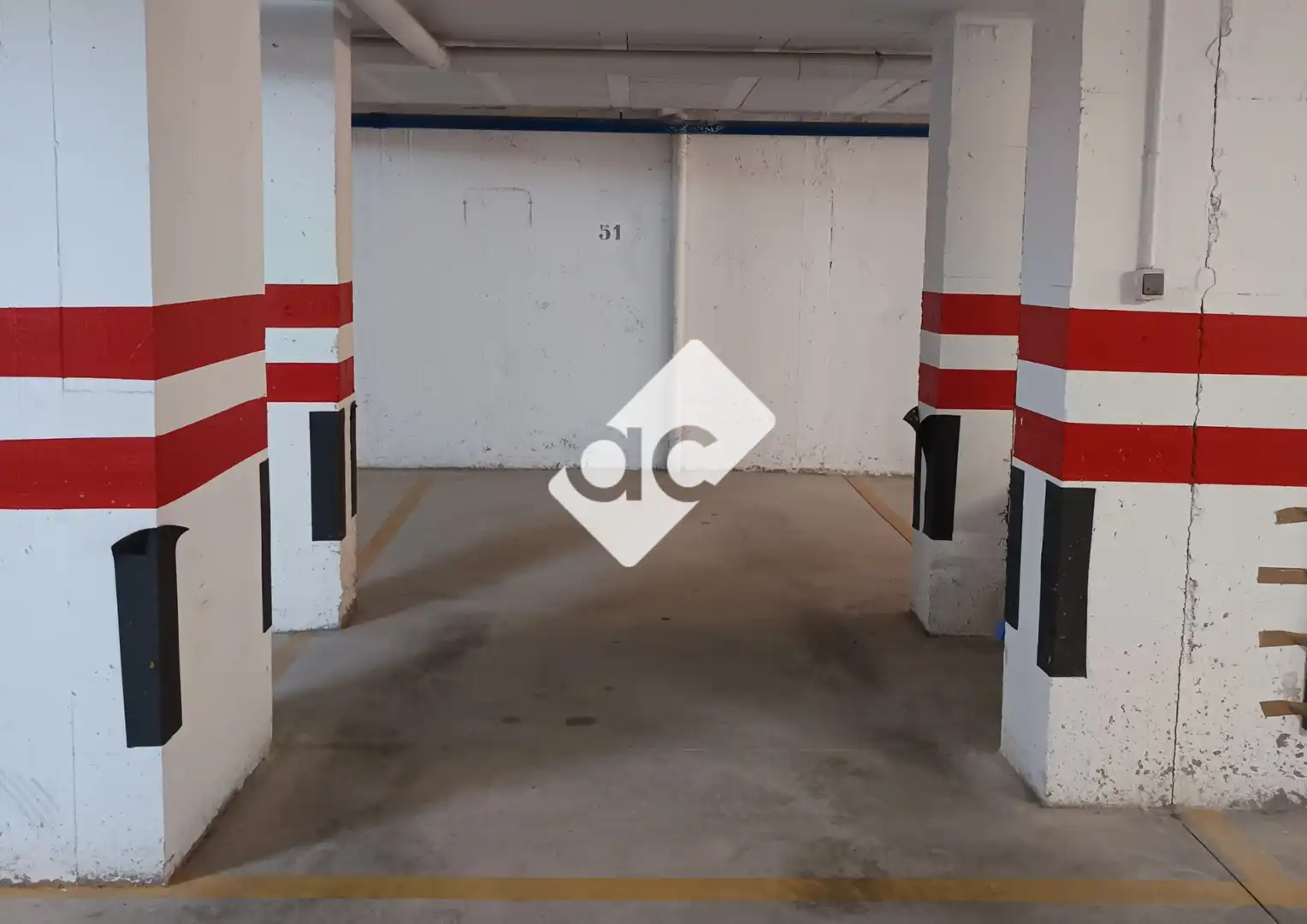 Parking of Flat for rent in Cullera  with Air Conditioner, Heating and Furnished