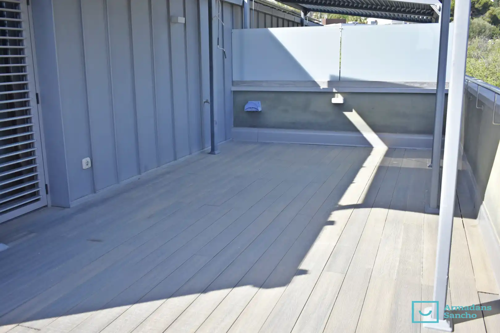 Terrace of Duplexes for rent in Tiana  with Air Conditioner, Parquet flooring and Terrace