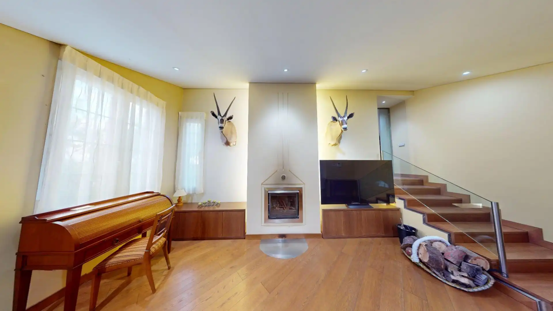 Sala de estar de Casa o chalet en venta en Pedrezuela con Calefacción, Jardín privado y Terraza
