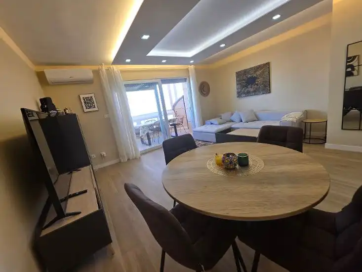 Living room of Flat for sale in La Manga del Mar Menor  with Furnished, Alarm and Community pool