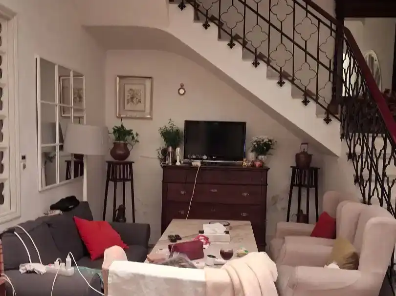 Sala d'estar de Casa adosada en venda en Villanueva de Córdoba amb Balcó