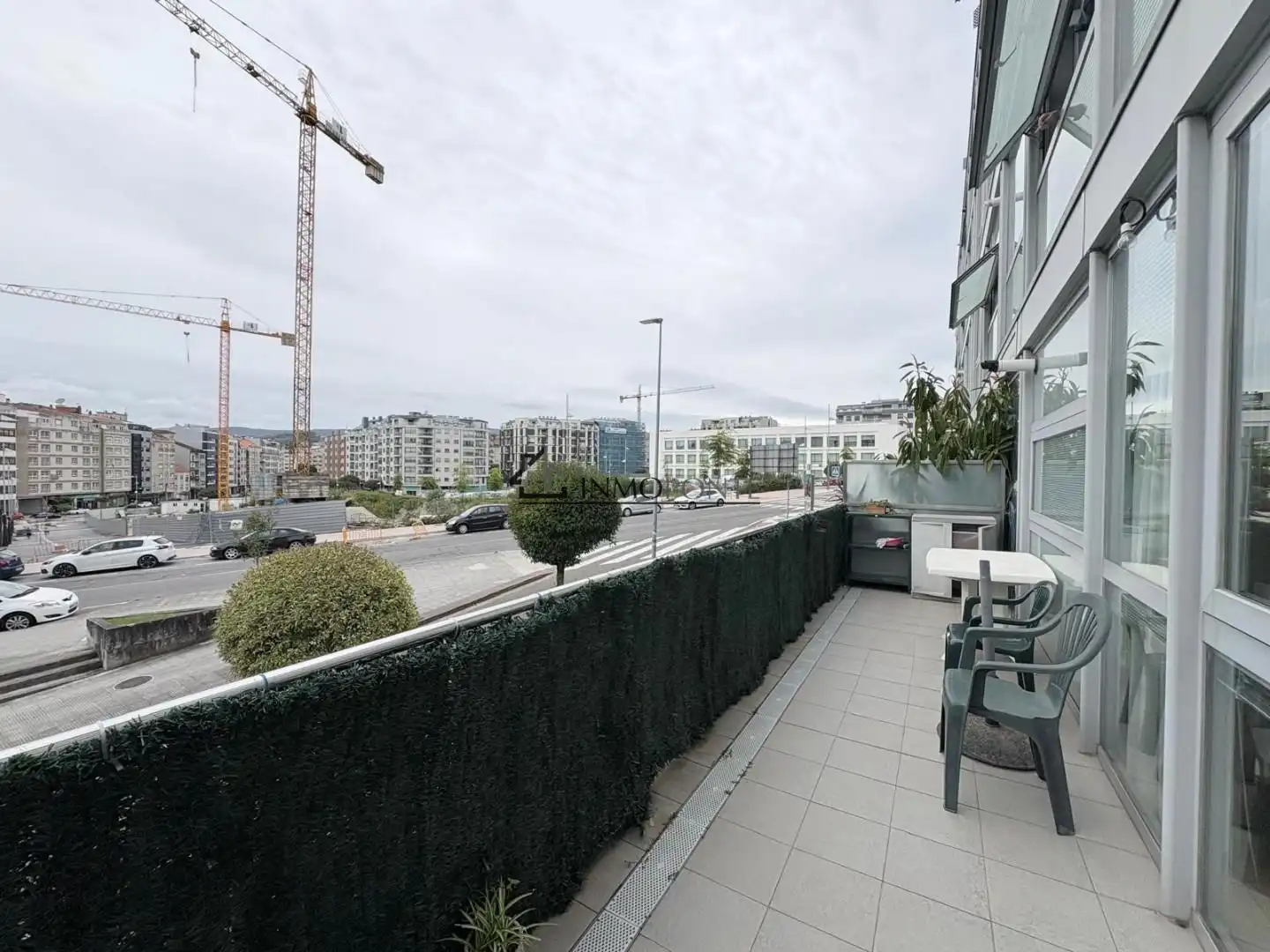 Terraza de Piso de alquiler en Pontevedra Capital  con Calefacción, Terraza y Trastero