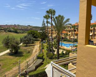Exterior view of Duplex for sale in Manilva  with Terrace, Swimming Pool and Furnished