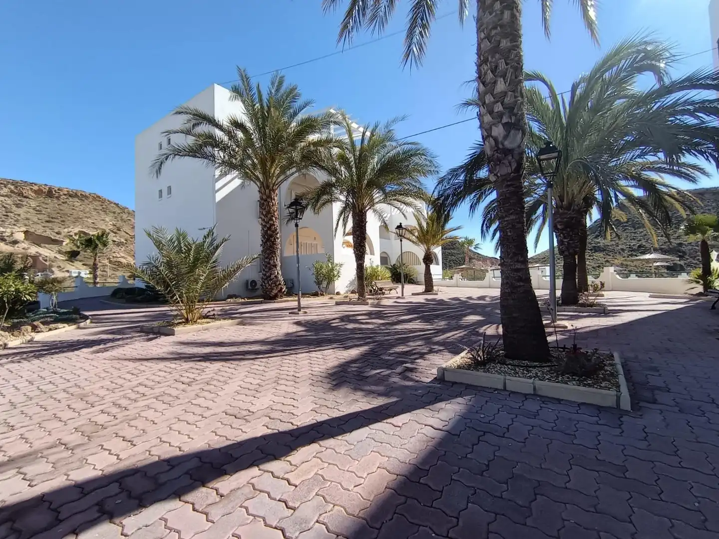 Exterior view of Flat for sale in Pulpí  with Air Conditioner, Private garden and Furnished