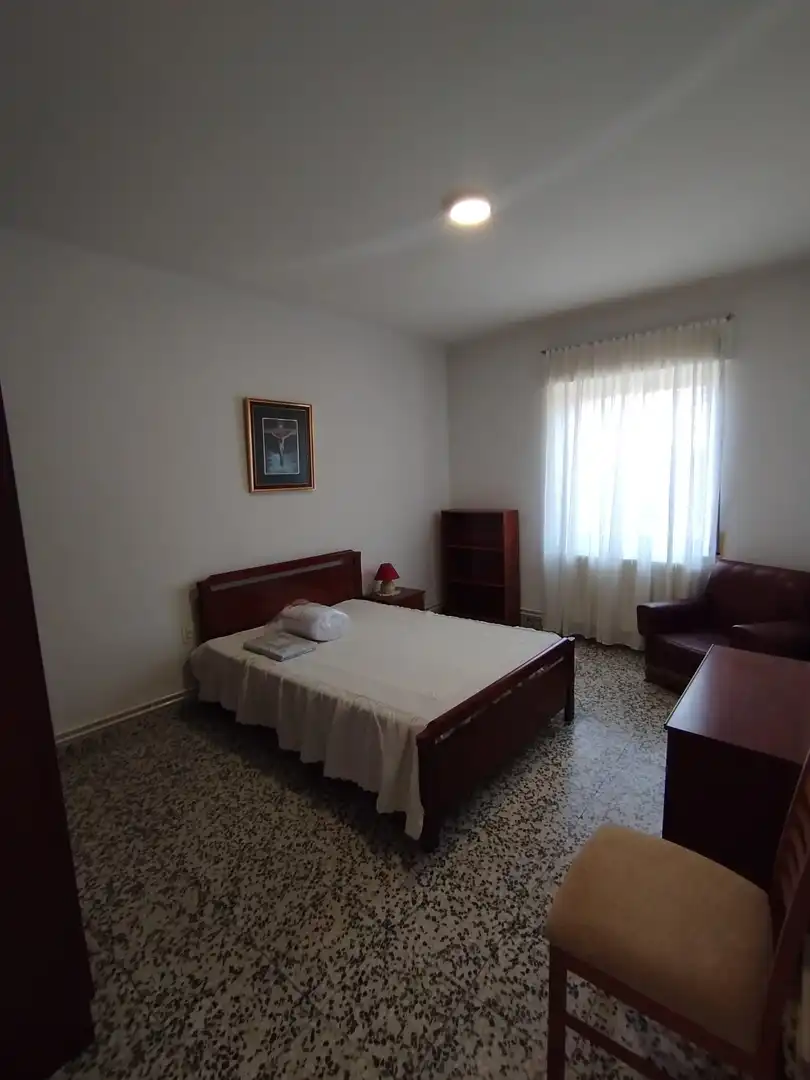 Bedroom of Flat for rent in Ávila  with Heating, Terrace and Furnished