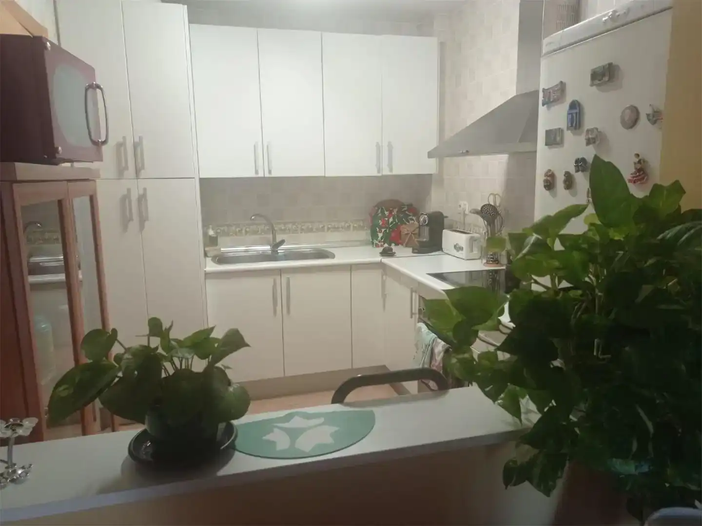 Kitchen of Apartments for share in Maracena  with Air Conditioner, Furnished and Balcony