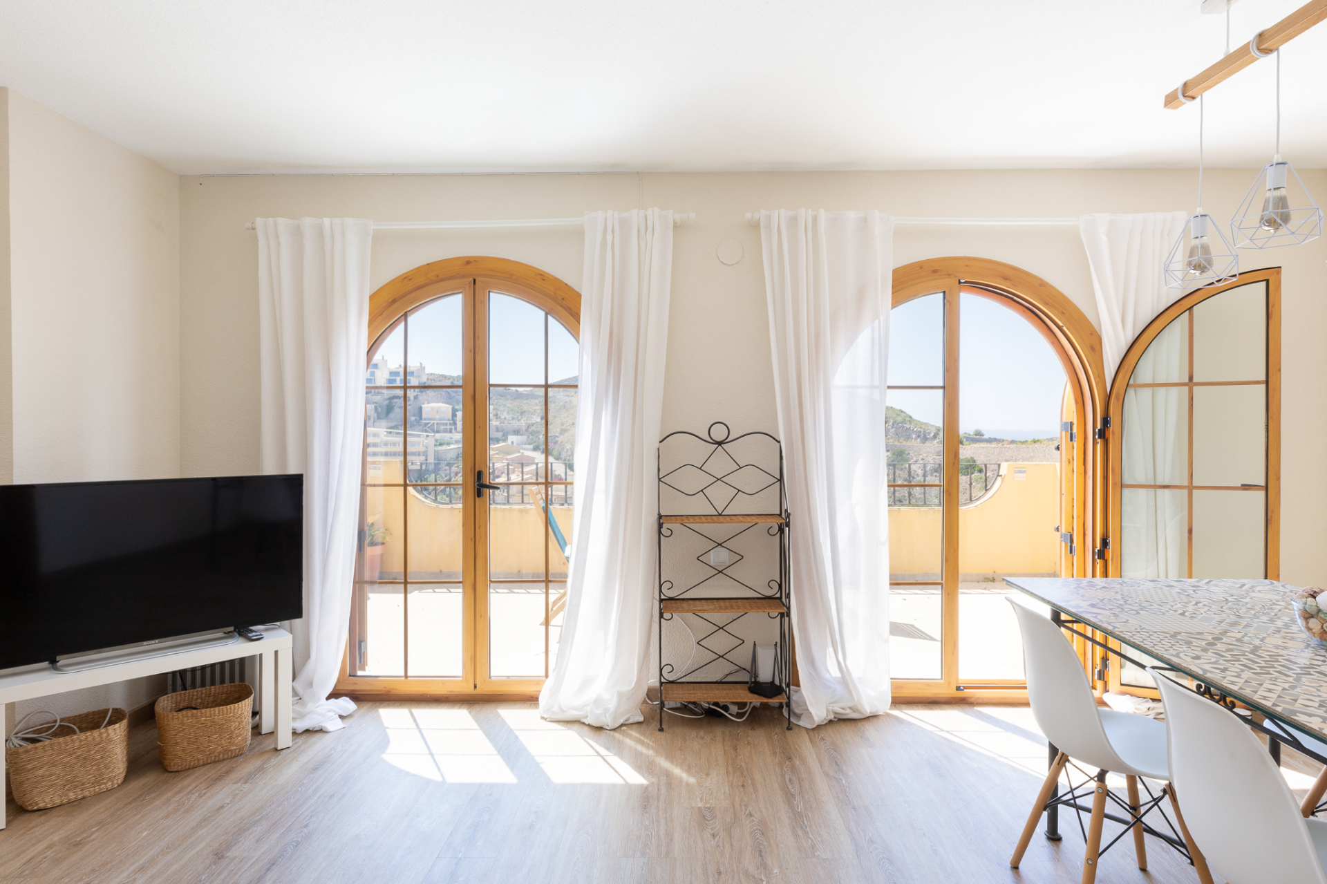 Living room of Attic for sale in Cullera  with Air Conditioner and Community pool