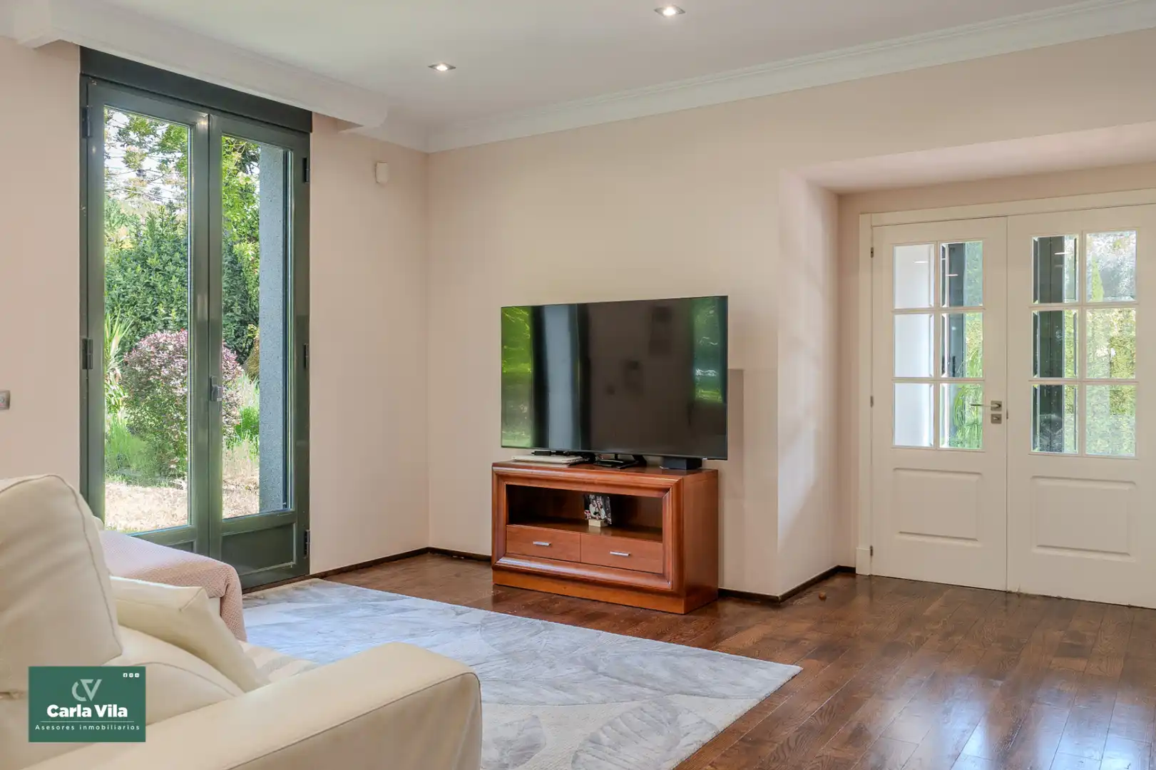 Wohnzimmer von Haus oder Chalet zum Verkauf in O Corgo   mit Heizung, Privatgarten und Parkett