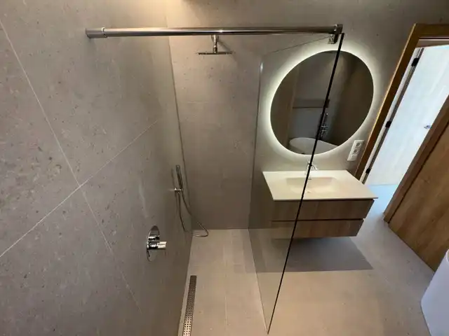 Bathroom of Houses for sale in Sant Pol de Mar  with Air Conditioner, Private garden and Terrace