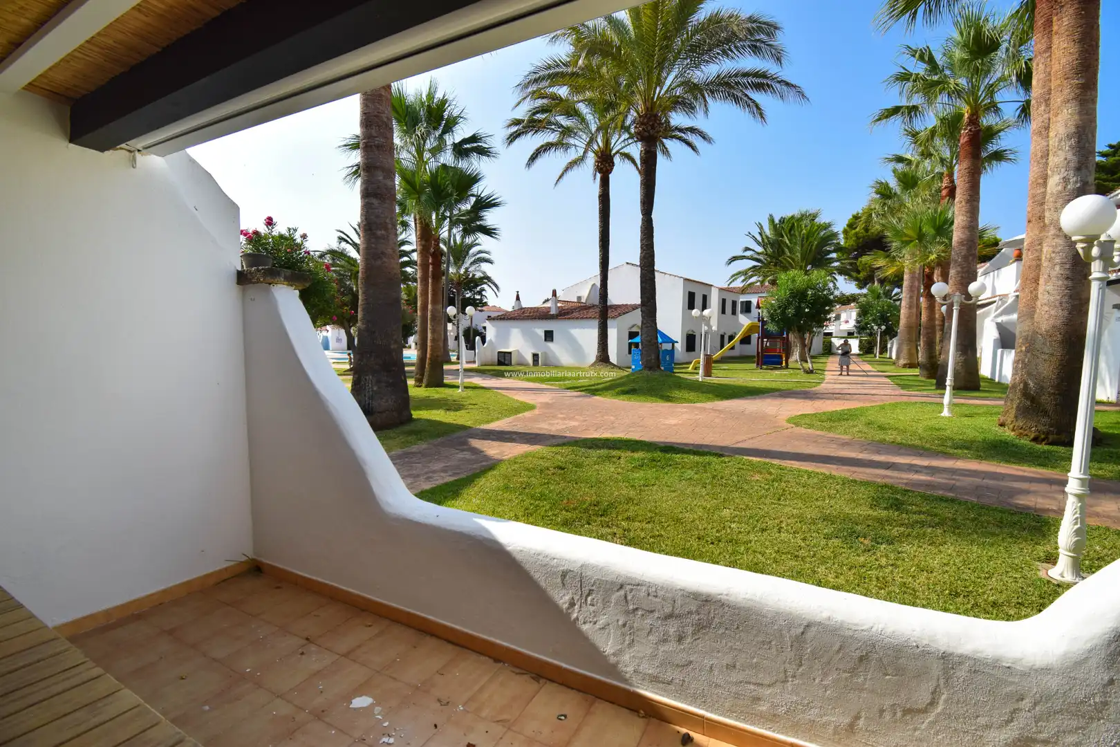Jardí de Apartament en venda en Ciutadella de Menorca amb Aire condicionat, Terrassa i Piscina comunitària
