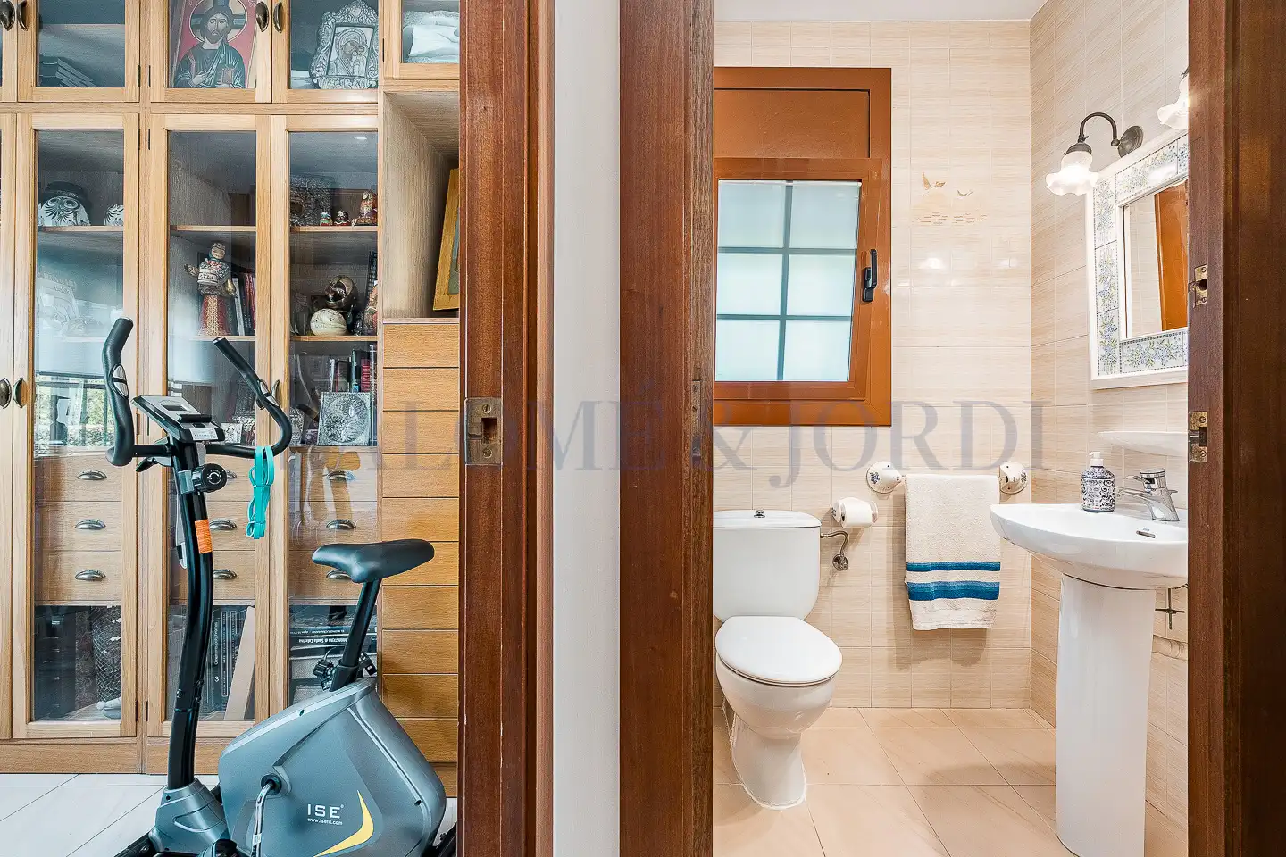 Baño de Casa o chalet en venta en Vilassar de Dalt con Calefacción, Jardín privado y Piscina