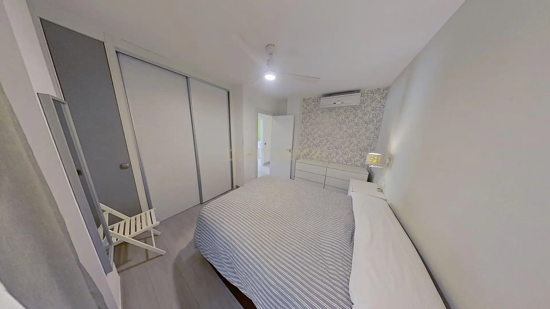 Habitación de Apartamento de alquiler en Málaga con Aire acondicionado, Horno y Lavadora