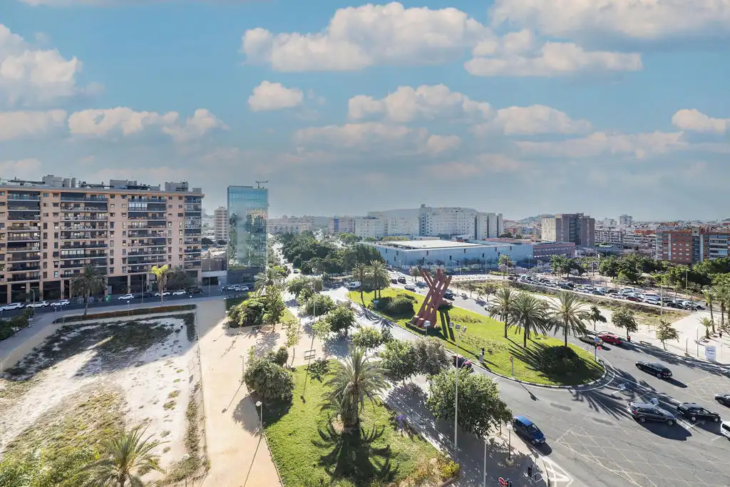 Vista exterior de Piso en venta en Alicante / Alacant con Piscina