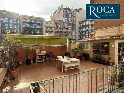 Terrace of Flat for sale in  Barcelona Capital  with Parquet flooring, Terrace and Balcony