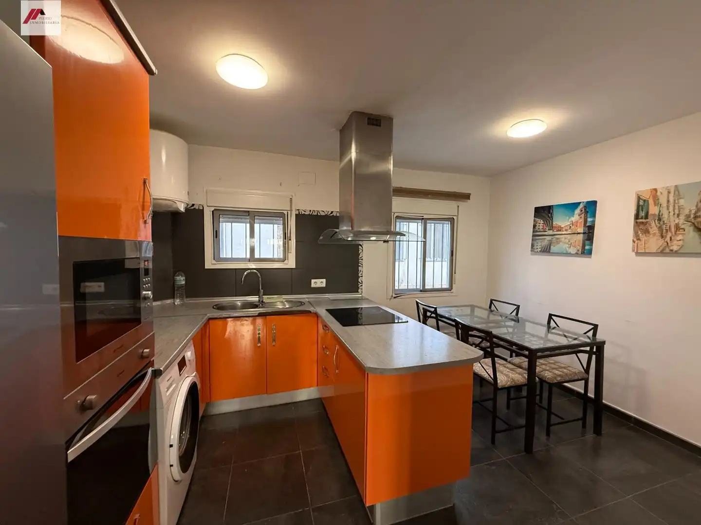 Cuina de Dúplex en venda en El Puerto de Santa María amb Aire condicionat i Moblat