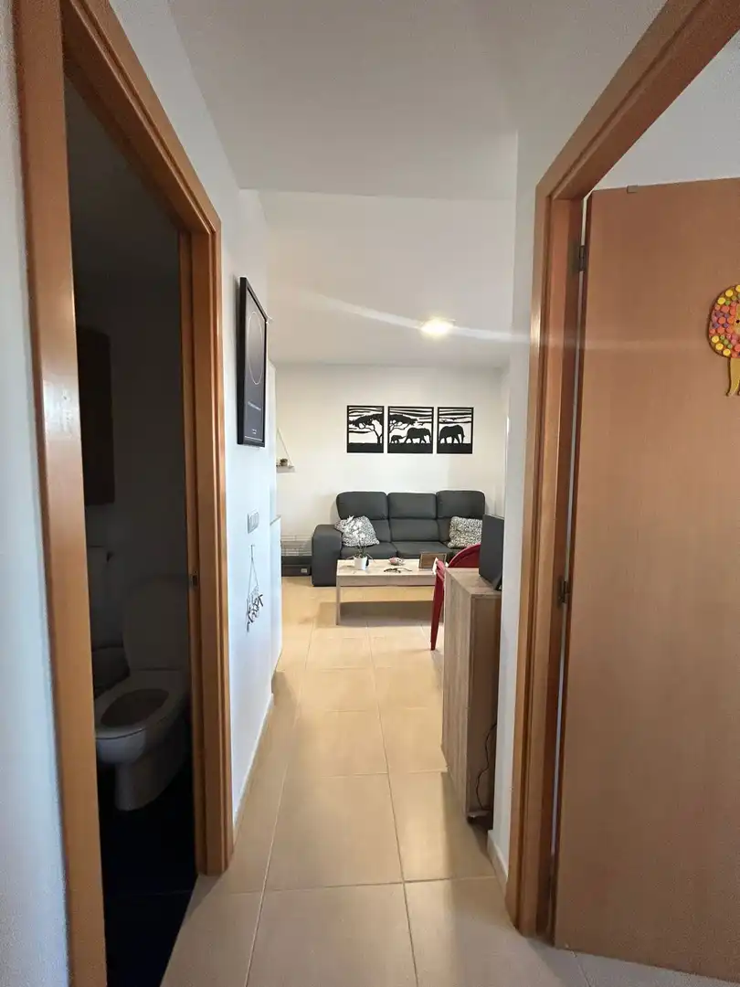 Living room of Flat for rent in Moncofa  with Private garden, Furnished and Balcony