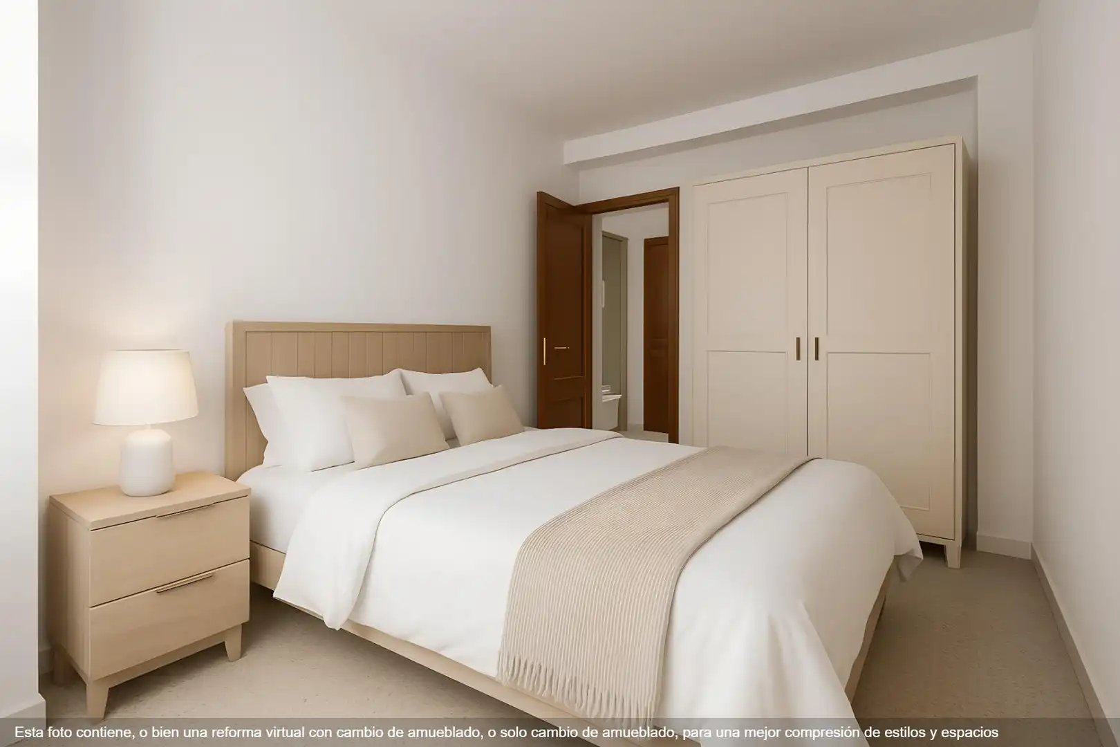 Bedroom of Flat for sale in Granada  with Air Conditioner and Balcony